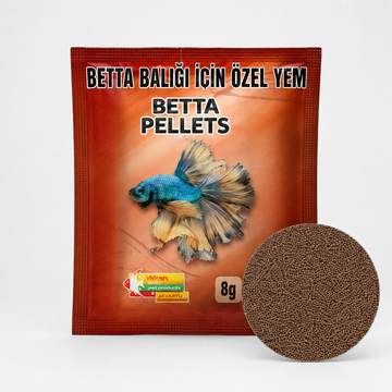 Dajana Betta Pellets Beta Balığı için Özel Yemi 8 g Dajana Betta Pellets Beta Balığı için Özel Yemi 8 g