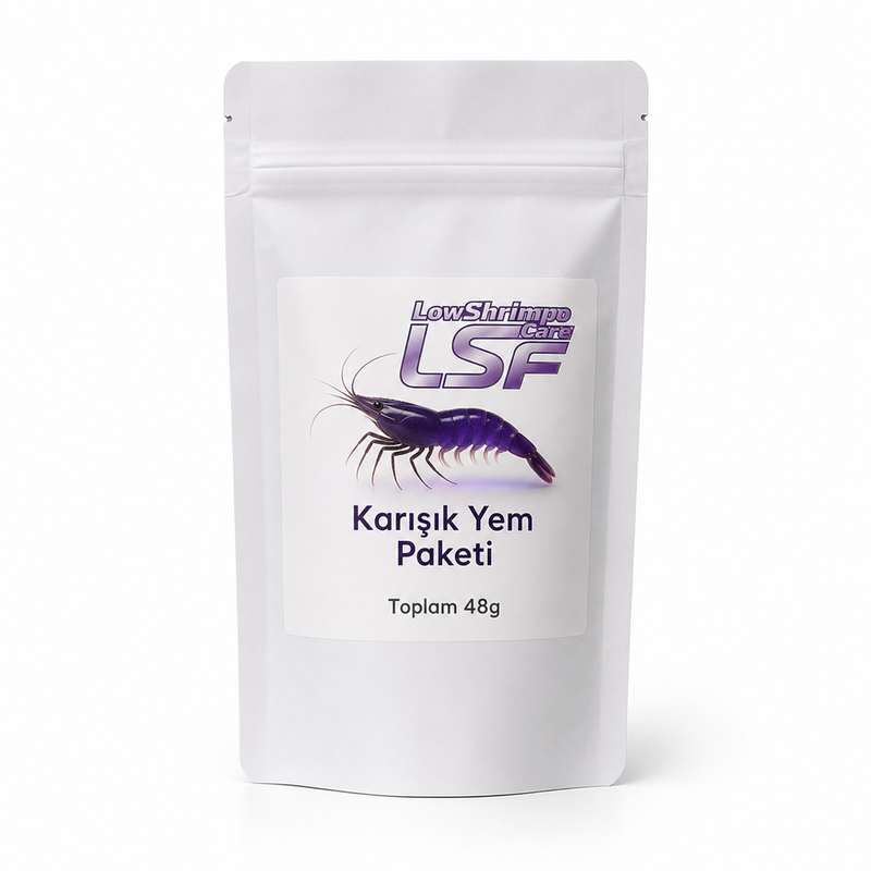 LSF Karışık Karides Yem Paketi 45 g LSF Karışık Karides Yem Paketi 45 g