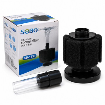 SB-1330 Silindir Sünger Filtre Kısa S Boy Sobo SB-1330 Silindir Sünger Filtre Kısa S Boy