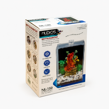 Betta Habitat Nano Işıklı Tank Nubios Betta Habitat Nano Işıklı Tank