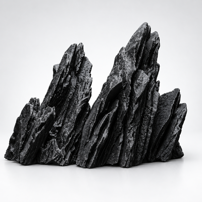 Obsidian Spires PETG Akvaryum Dekoru Obsidian Spires PETG Akvaryum Dekoru