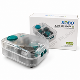 Sobo AQ-013 Hava Motoru Şeffaf Kasa 6W 2 x 4 LtMin